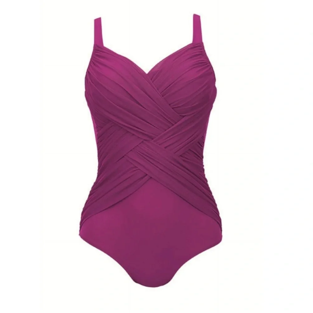 Anita Swimsuit Purple Ocean 08F - Picture 2 of 6